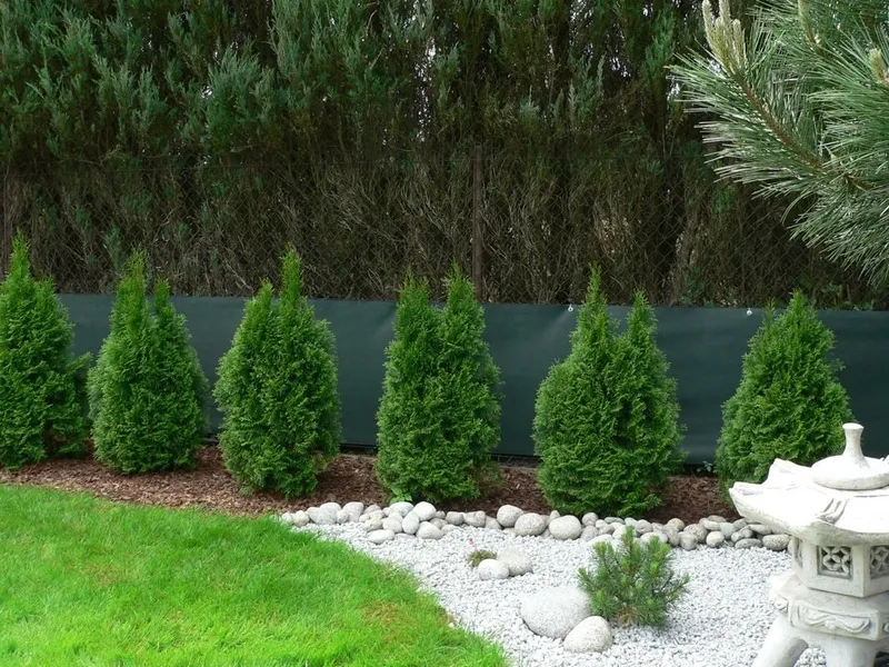 Osłona balkonowa szara 0,8m x 5m.