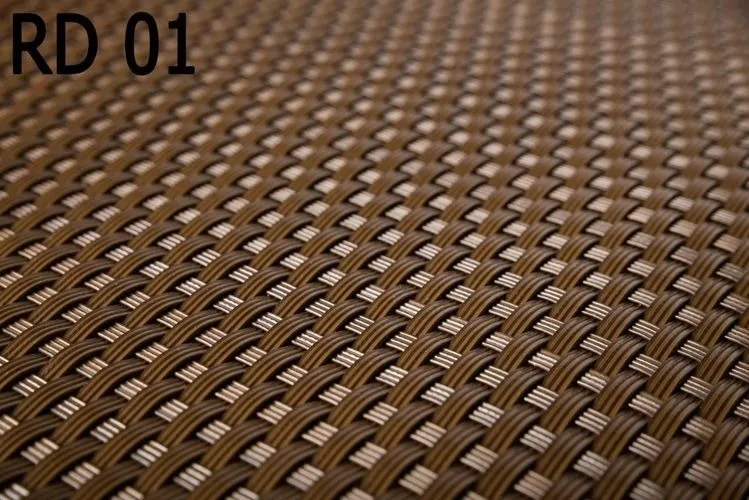 Płot panelowy jednostronny 90x90 Brąz orzechowy