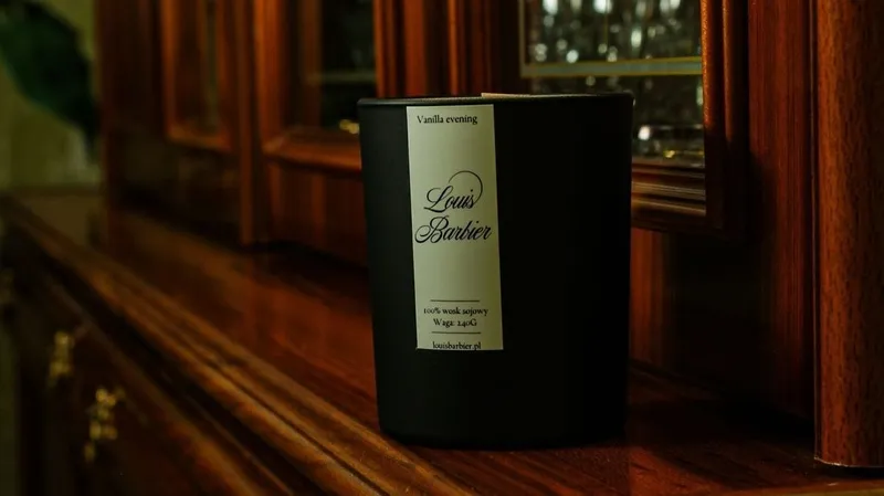 Świeca zapachowa Vanilia Evening Black