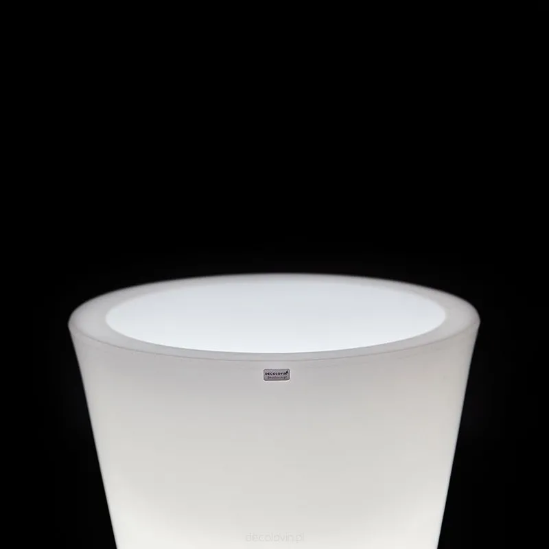 Donica podświetlana Della 75 cm | światło zimne