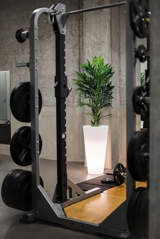 Donica podświetlana Della 90 cm | światło ciepłe