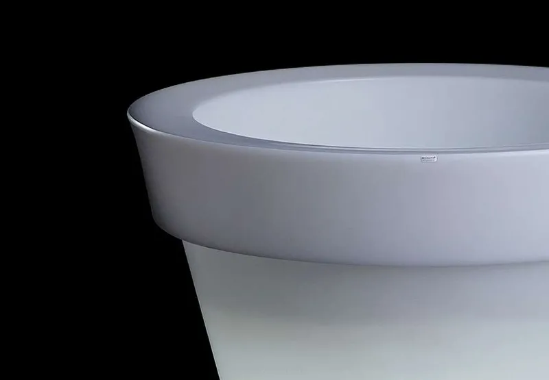 Donica podświetlana Grande 75 cm | światło zimne