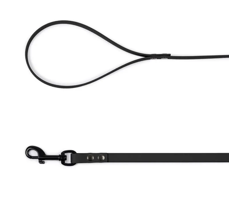 Smycz dla małego psa BioThane 13mm czarna