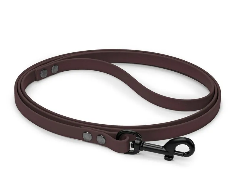 Smycz BioThane dla dużego psa 19mm brązowa
