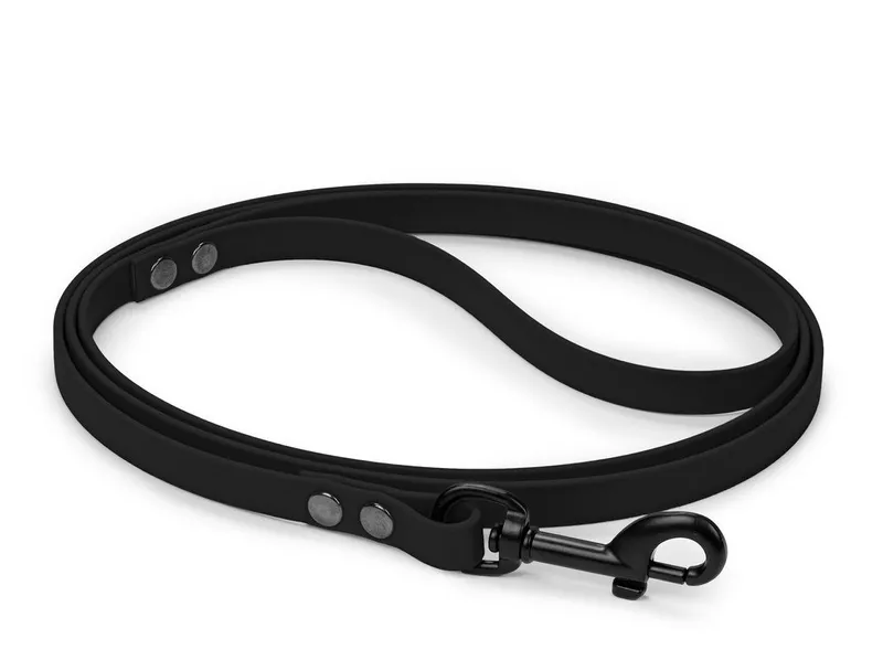 Smycz BioThane dla dużego psa 19mm czarna