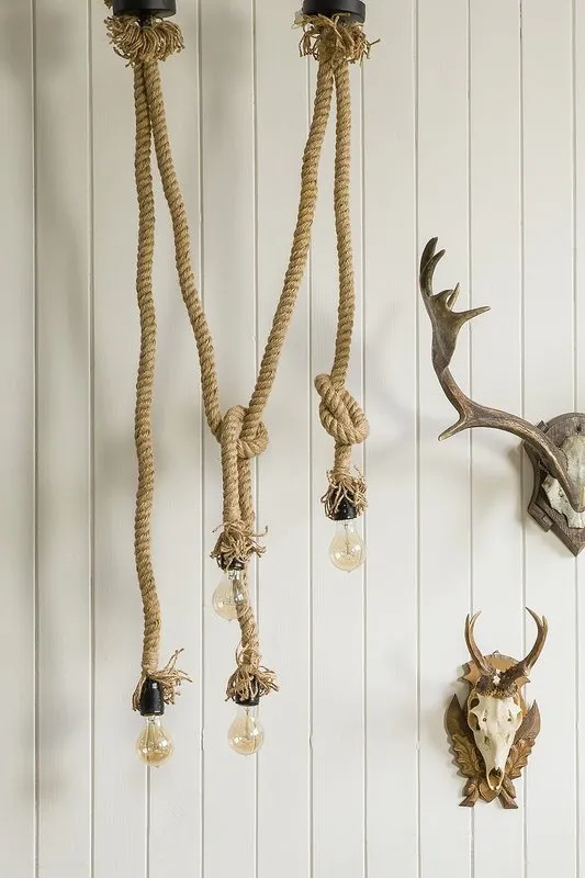 Rustykalna lampa II komplet