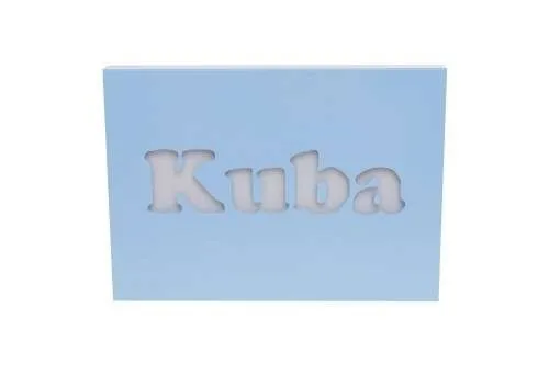 Lampka nocna z imieniem, niebieska, LED