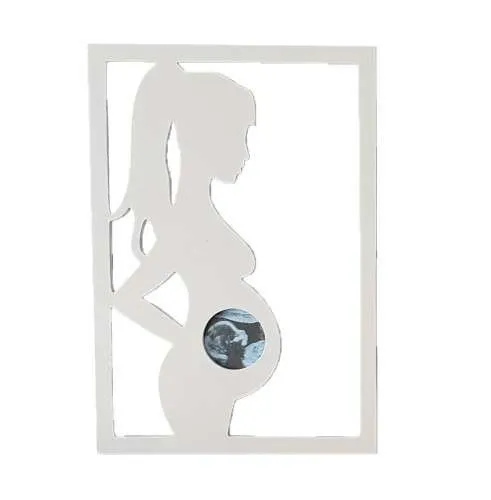 Ramka wisząca USG ciążatka biała USG