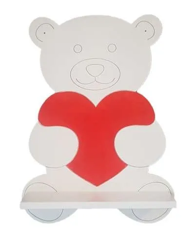 Półka misiu z serduszkiem