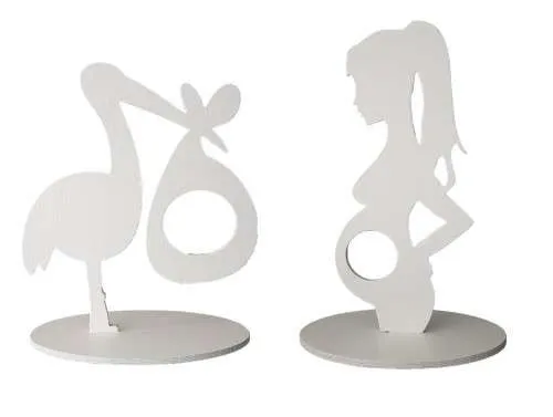 Zestaw figurek skandynawskich ciążatka + bociek