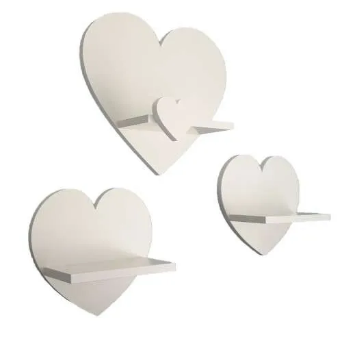 Półki serca PLUS zestaw 3 szt- Prestige