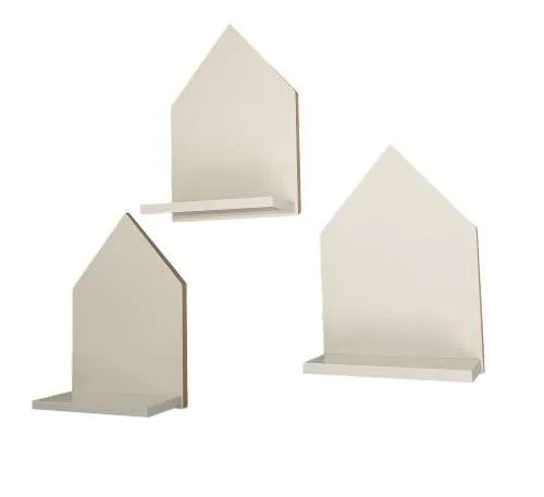 Zest. 3 szt Półki Domki- skandiDomek
