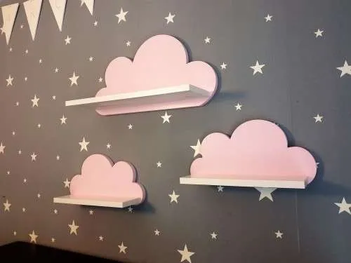 Półki Chmurki zestaw 3 szt. PYSIA- Galaxy