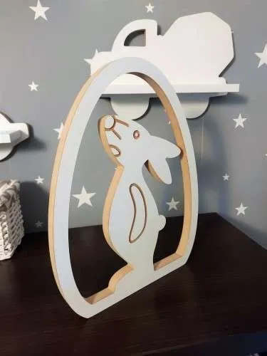 Zajączek wielkanocny w jajku wiszący