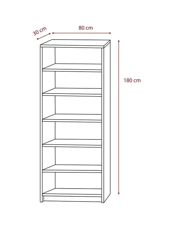 REGAŁ 80 Dąb Sonoma