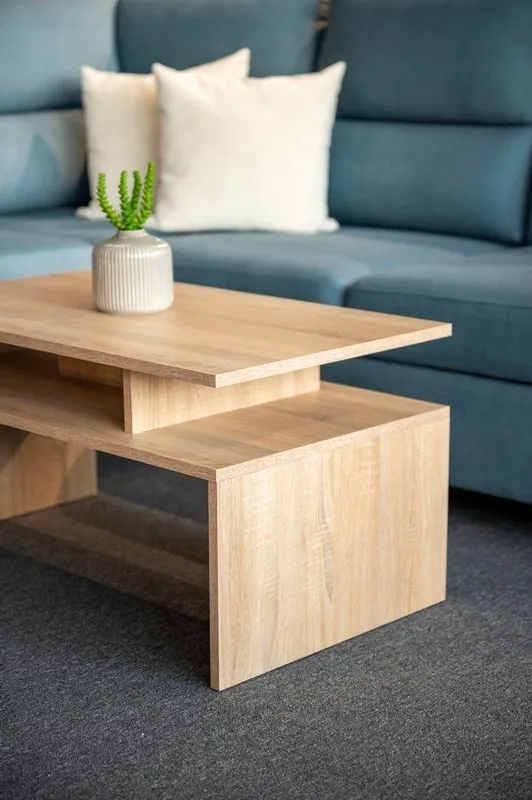 Stolik Trebia Dąb Sonoma kawowy Ława Nowoczesny