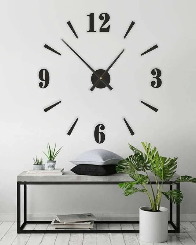 Duży ozdobny zegar ścienny LOFT