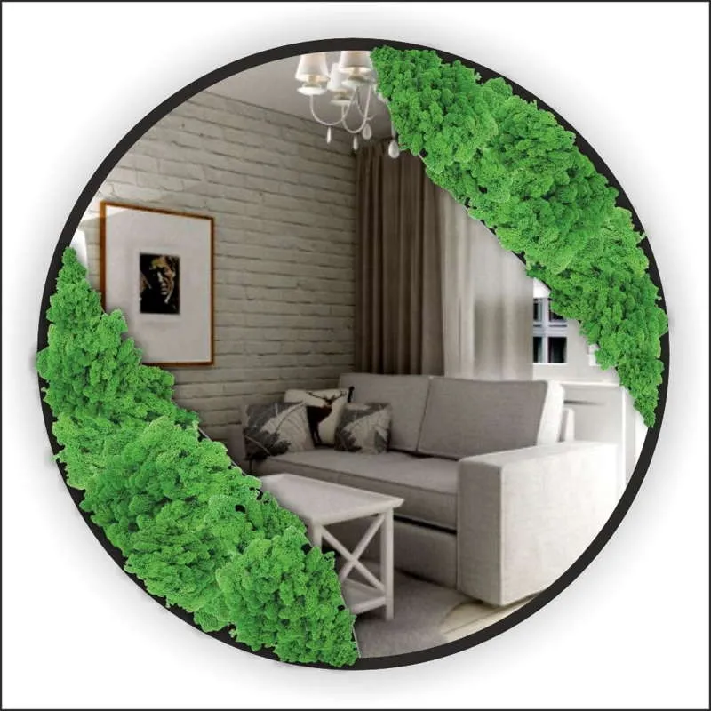 Lustro z mchem LOFT duże