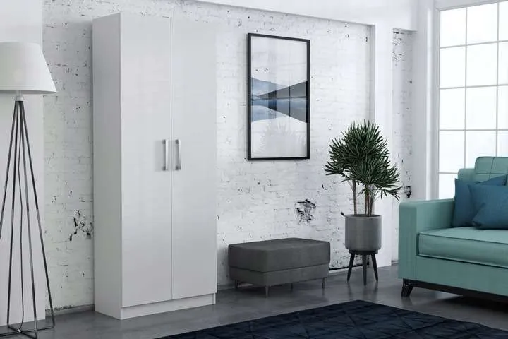 Szafa otwierana HESEL - Biała 75 cm