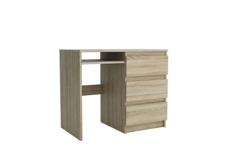 Biurko 130 cm wysuwany blat Dąb Sonoma