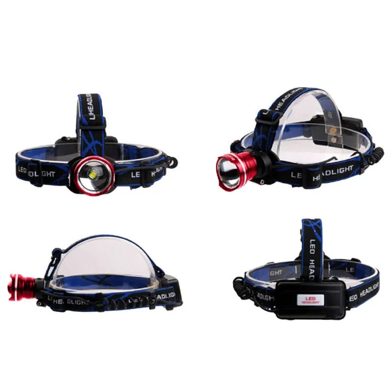 Czołówka LATARKA CZOŁOWA LED na Baterie MOCNA