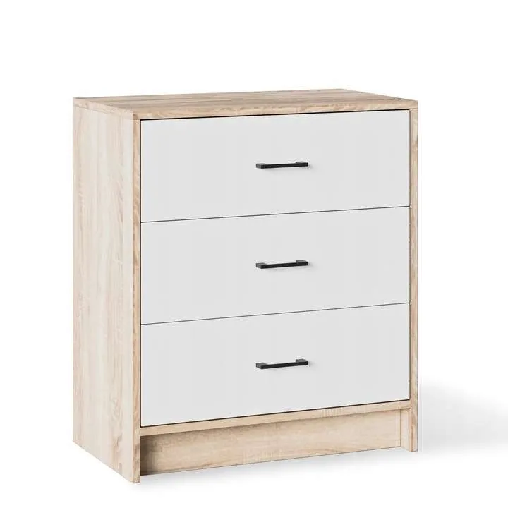 Komoda - szuflady, dąb sonoma