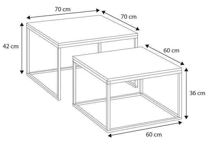 Stolik kawowy 2w1 LOFT