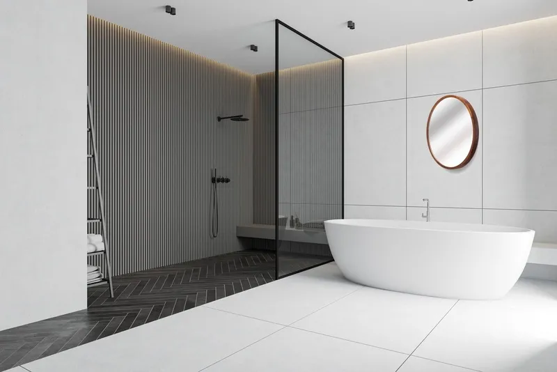 Lustro okrągłe fi 575