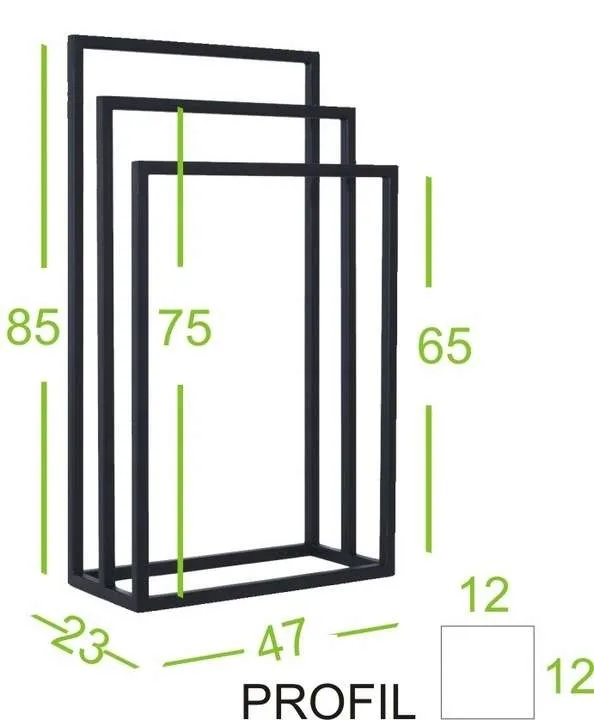 Wieszak - stojak na ręczniki LOFT