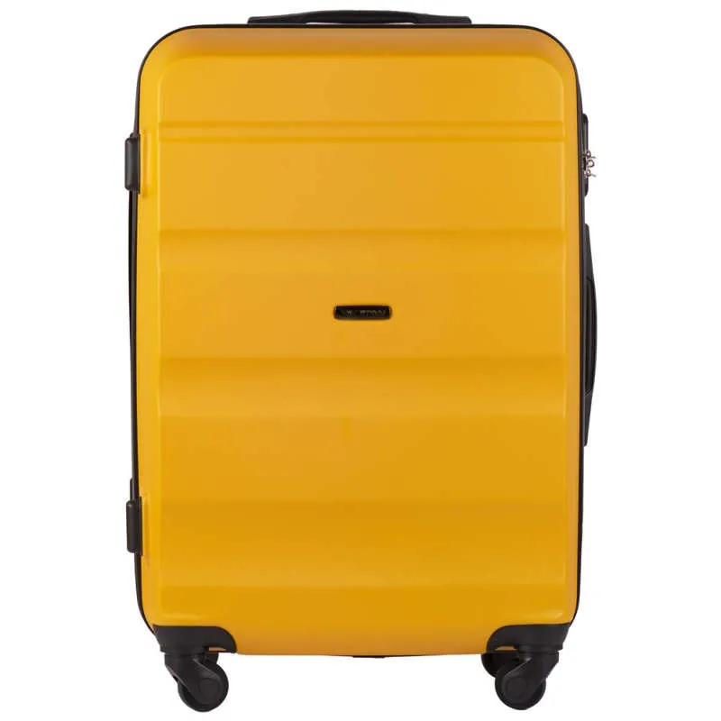 AT01, Średnia walizka podróżna Wings M, Dark Yellow