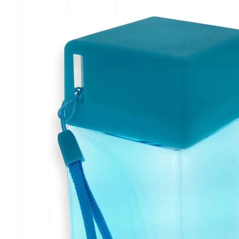 Kwadratowa BUTELKA na Sok WODĘ Lekka MAŁA 0,48 L