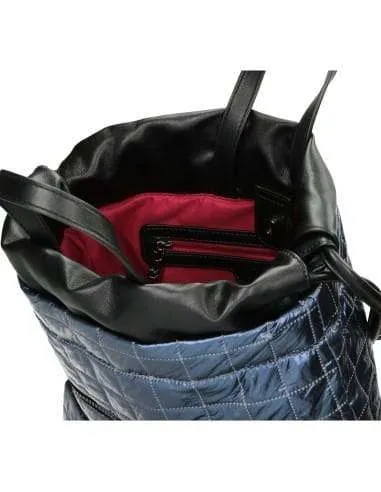 NOBO Pikowany plecak w kształcie worka (Granatowy)