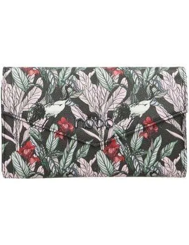 Portfel na ramię z długim łańcuszkiem tropikalny Nobo - czarny