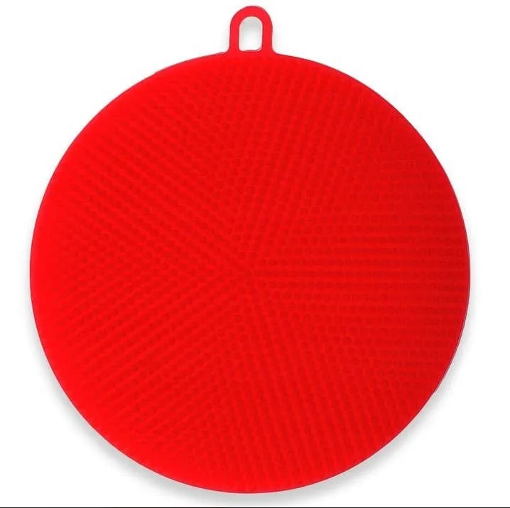 SILIKONOWA MYJKA do czyszczenia PĘDZLI do Makijażu Czerwony