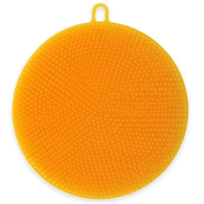 SILIKONOWA MYJKA do czyszczenia PĘDZLI do Makijażu Pomarańczowa