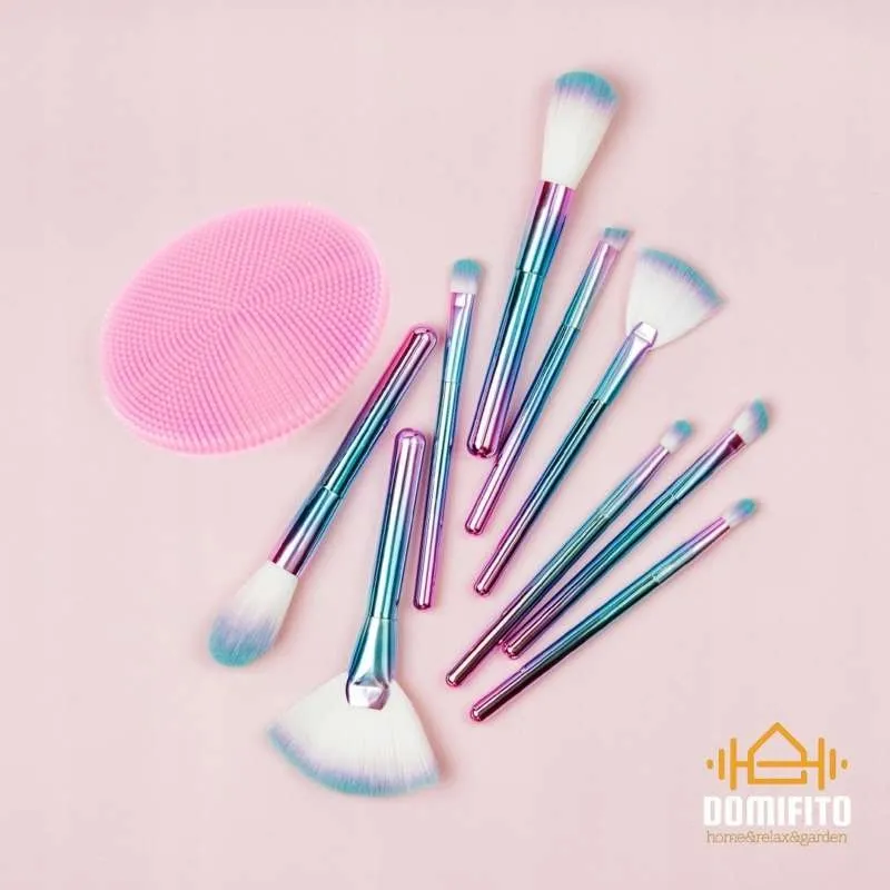 SILIKONOWA MYJKA do czyszczenia PĘDZLI do Makijażu Zielona