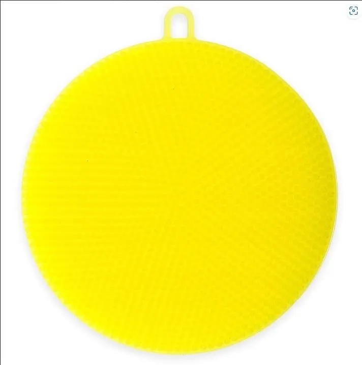 SILIKONOWA MYJKA do czyszczenia PĘDZLI do Makijażu Żółty