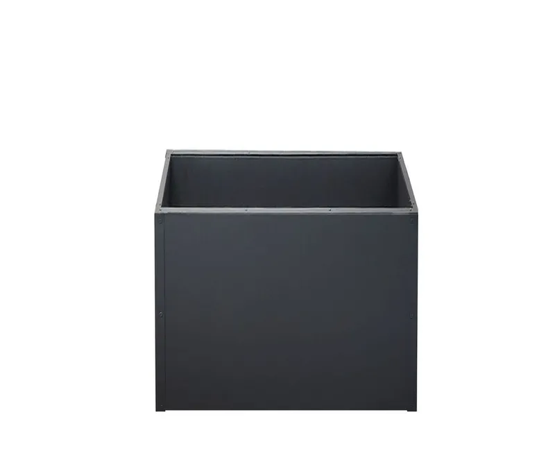 Donica ogrodowa  metalowa kwadratowa 100x100x70 RAL7016 antracyt