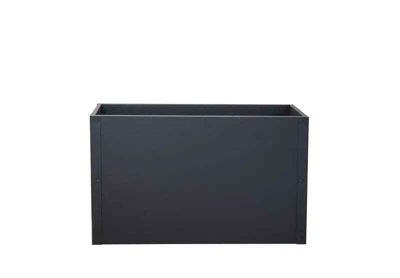 Donica ogrodowa metalowa  110x36x70 RAL7016 antracyt