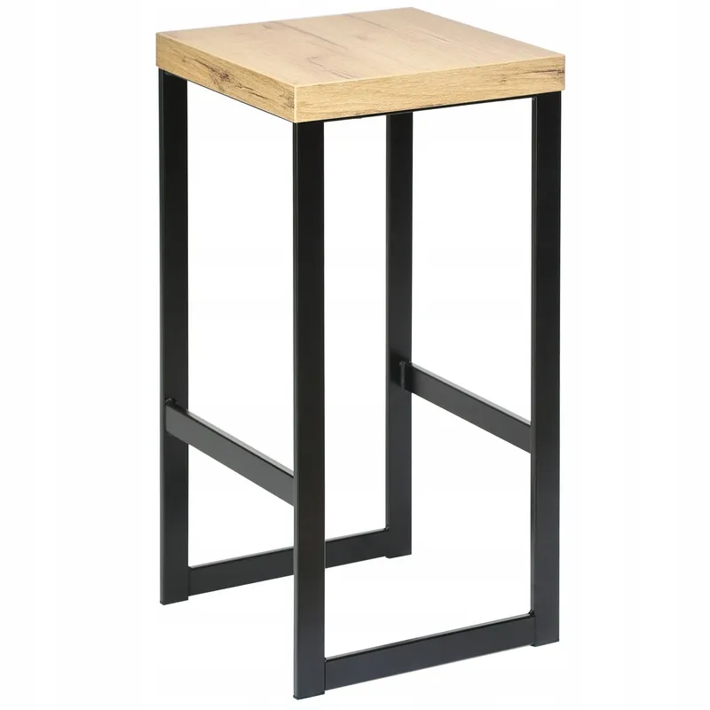 Taboret hoker metalowy LOFT 30x30x73