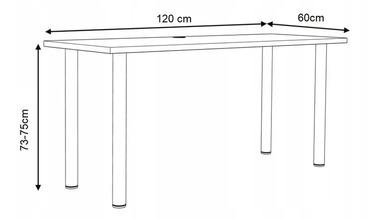 Biurko gamingowe dla graczy ANTRACYT