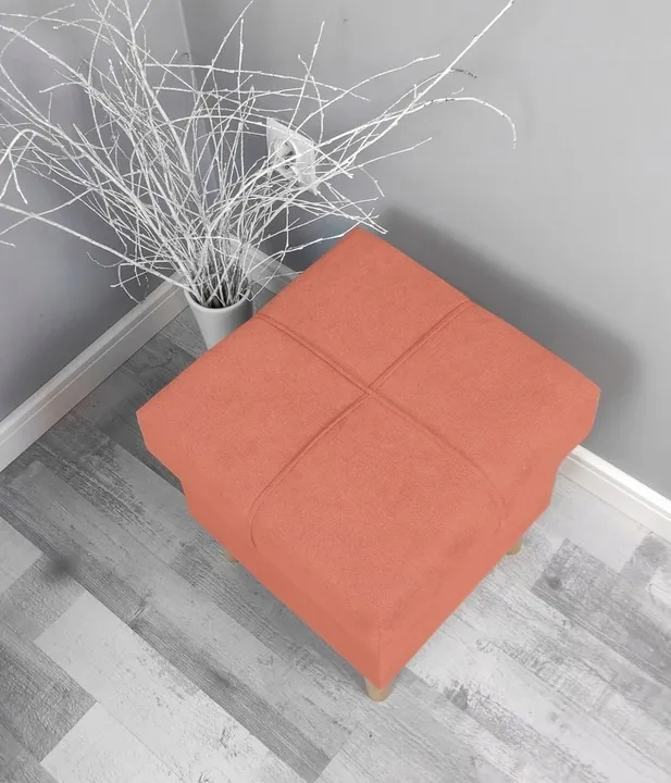 Pufa otwierana - kolor POMARAŃCZOWY