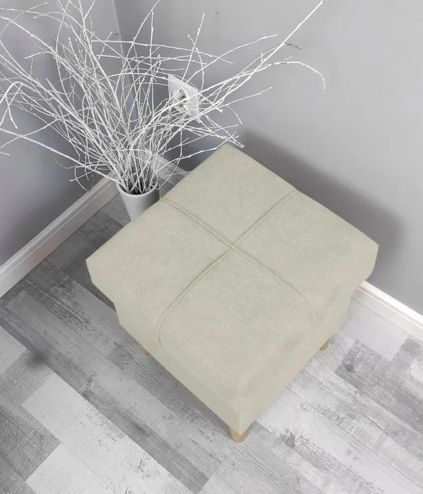 Pufa otwierana - kolor BEŻOWY