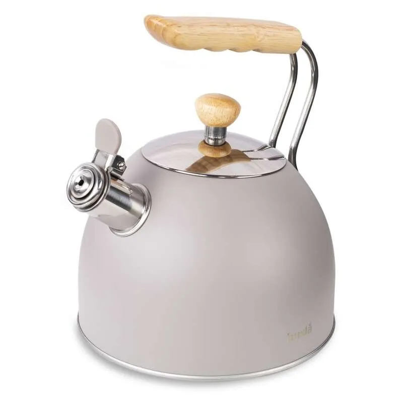 Czajnik z gwizdkiem szary