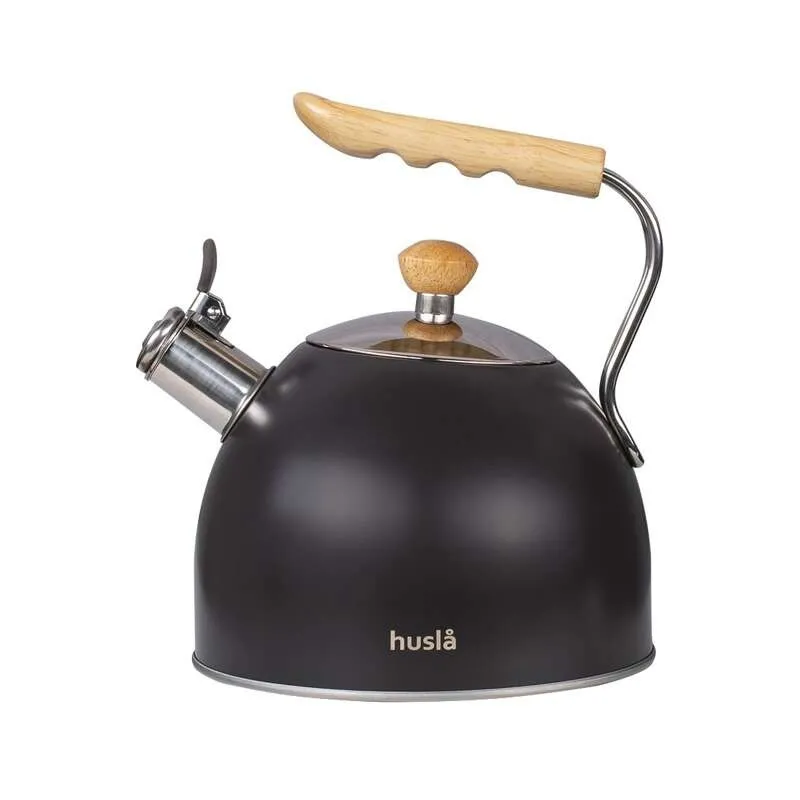 Czajnik z gwizdkiem czarny