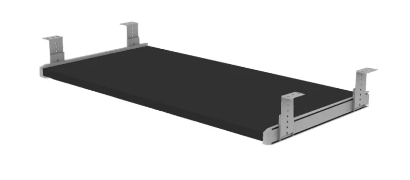 Szuflada - Półka pod klawiaturę do biurka CZARNA