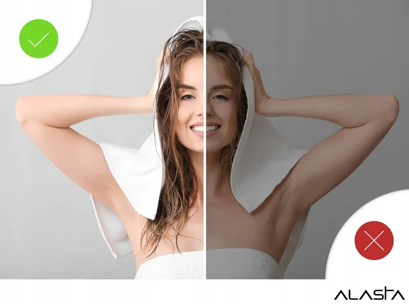 Nowoczesne lustro z  zaokrąglonymi rogami 50x80cm