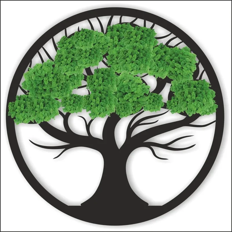 Obraz z mchem - Drzewo 300x300