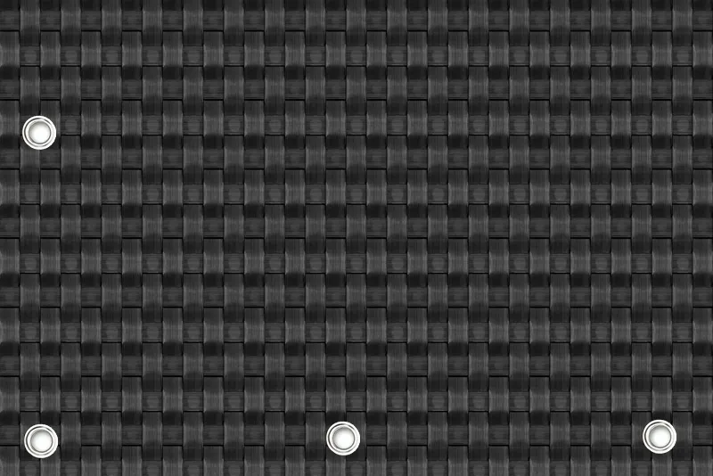 Osłona balkonowa na wymiar. Mata rattanowa dwustronna oczkowana antracyt RD05