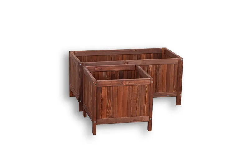 Donica drewniana 400x400x380 NATURALNY